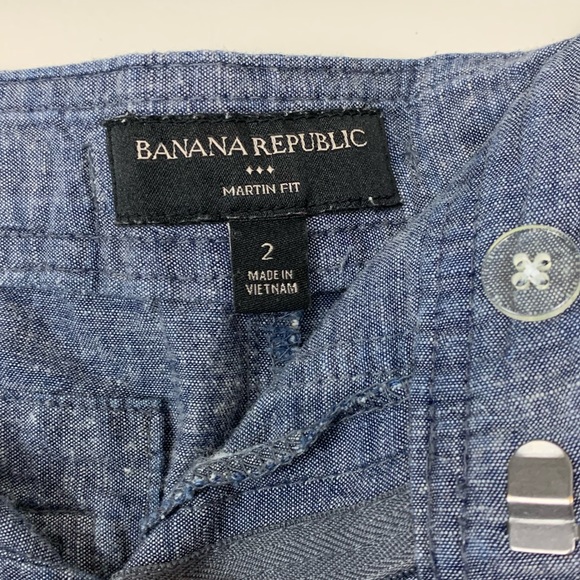 Banana Republic Martin Fit Lightweight Cotten/Linen Pants - Picture 6 of 7